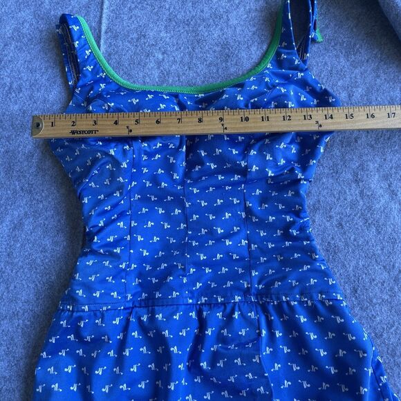 Vintage Roxanne Swimsuit Women Size 14/36 D Cup One Piece Skort Adjustable Union - Picture 10 of 14